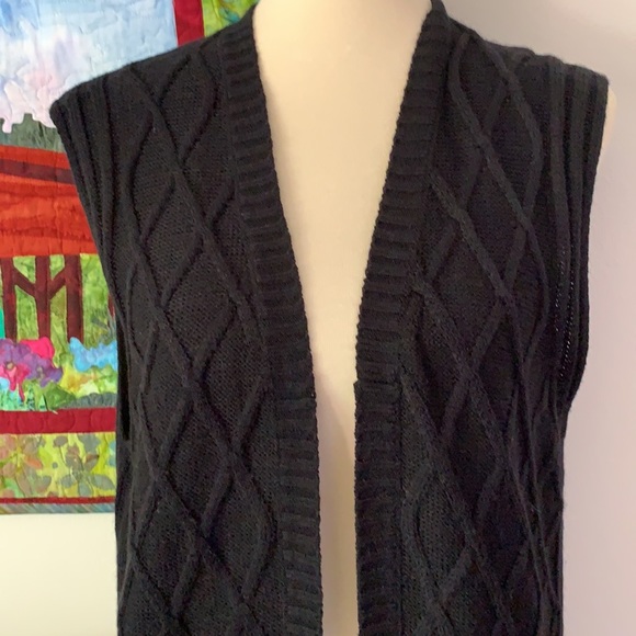 Halogen long knitted vest - Picture 2 of 6